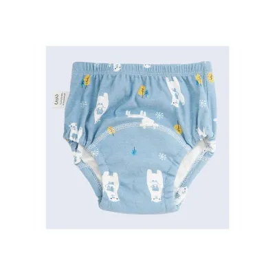 【Kovo123】 6 Layer Waterproof Reusable Cotton Baby Training Pants Infant Shorts Underwear Cloth Baby Diaper Nappies Panties Nappy Changing