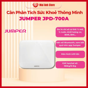 Cân sức khỏe thông minh THEO DÕI CÁC CHỈ SỐ SỨC KHOẺ xài APP - Jumper JPD-700A NHẬP KHẨU CHÍNH HÃNG