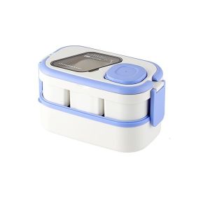 Bayar Di Tempat - Wadah Makan 2 Susun / Lunch Box dengan Sekat Praktis