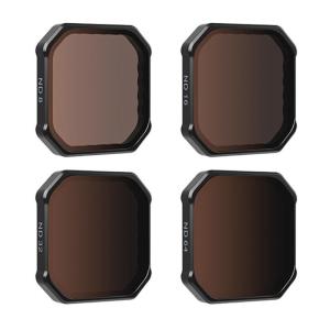 4Piece ND8 ND16 ND32 ND64 for AcePro2 Action Cameras With Waterproof Coating And High Light Transmission