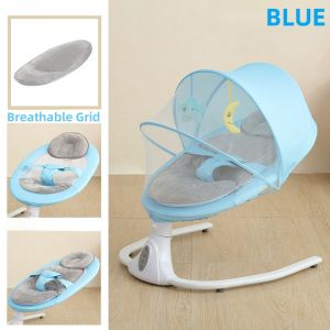 New Baby Electric Rocking Chair Cradles Newborn Cribs Swing Bed Smart Bluetooth Automatic Rocker