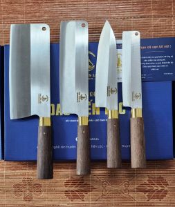Bộ 4 dao nhà bếp thép trắng không gỉ