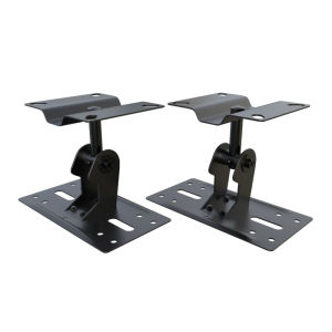 (คู่2ชิ้น)ขาแขวนลำโพงเหล็กติดผนังหรือเพดาน หมุนได้360องศาปรับก้มเงยได้180องศา ใช้กับลำโพงktvลำโพงขนาดใหญ่ แถมฟรีพุกเหล็ก8ตัว