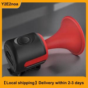 【Local shipping】 Bicycle Bell Electronic Horn Loud Warning Sound ABS 120db Safety Electric Bell IPX4 Speaker Alarm Ring For Scooter Road Bike