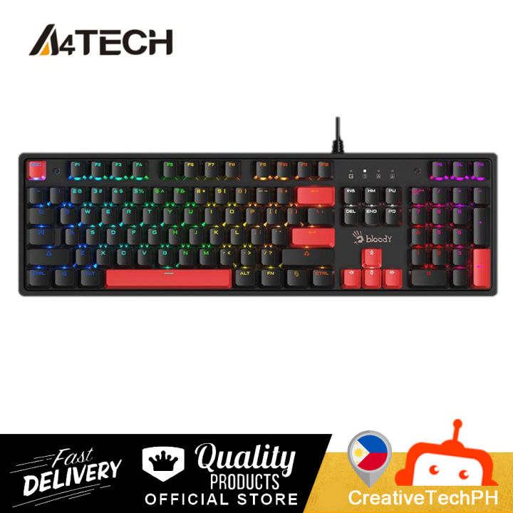 A4Tech Bloody S510N RGB Brown Switch USB Wired Mechanical Gaming ...