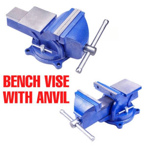 Heavy Duty Bench Vise Swivel Base With Anvil 3”/4”/5”/6”/8”/10”