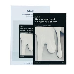 Abib Gummy Sheet Mask 1Box 10pcs （Aqua/Madecassoside/Milk/Heartleaf/Hyaluron)