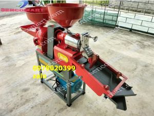 Máy xát gạo mini liên hoàn  máy nghiền bột nhỏ mịn  với công suất 3500w 100% lõi đồng