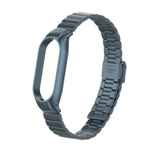 SinHGeY Metal Strap For Xiaomi Mi Band 7 Mi band 3 / 4 / 5 / 6 Metal Painted Strap Stainless steel Bracelet Replacement Wristband