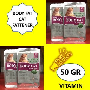 BODY FAT VITAMIN PENGGEMUK HEWAN KUCING 50GRAM
