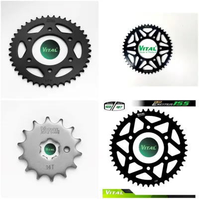 Nhông dĩa tải Exciter 150 Exciter 155 Ex 150 Ex 155 FZ 150 - NSD Nhông sên dĩa VITAL chính hãng Thái Lan - TanThanh 247