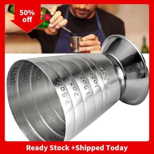 🔥🔥🔥pheebss 75ml Metal Measure Cup Drink Tool Ounce Jigger Bar Mixed Cocktail Beaker