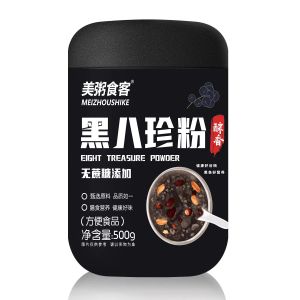 美粥食客黑芝麻 黑芝麻粉 黑芝麻代餐 八珍粉 powders 燕窝银耳豆浆粉 黑八珍粉 健康养生早餐