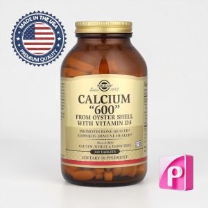 Solgar Calcium 600 from Oyster Shell with Vitamin D3 Bone Health 240 Tablets
