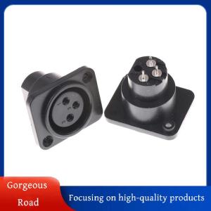 [Gorgeous] Hot Sale 2pcs XLR Female Jack 3 Pin 3-Pole Panel Mount Chassis Socket Connector