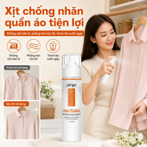 Xịt Xóa Nếp Nhăn / Xịt Làm Phẳng Vải / Chống Nhăn Quần Âu Chân Váy / Dùng Được Cho Đồ Lụa Linen / Hương Thơm Dịu Nhẹ