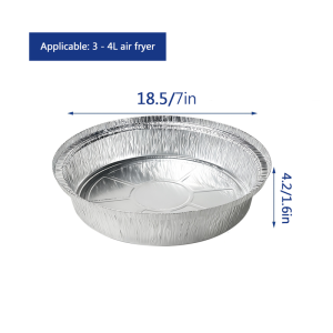 10 Pcs Aluminum Foil Tray [Included Lid] Thickened Bread Mold Food Grade Iso Certified Rectangular/Single-Layer/Circular Disposable Large Capacity Barbecue Aluminum Foil Tray Outdoor Barbecue Tray