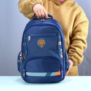 LZD  Direct Sales New Childrens Casual Schoolbag Lightweight Breathable Large Capacity Backpack for Primary and Secondary School Boys