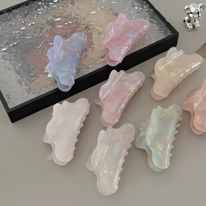 Lung linh màu Kẹp tóc càng cua clip cho phụ nữ và cô gái tóc nhiều màu hàm mạnh mẽ an toàn kẹp buộc tóc đuôi ngựa trang trí tóc