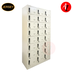 Jersey C24TS Locker Cabinet 24 Door Beige | 90x40x185cm Steel Secure Multi-User Employee Storage