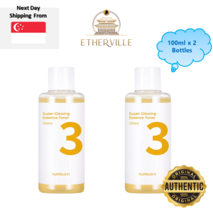 Numbuzin No. 3 Super Glowing Essence Facial Toner 100ml x 2 Bottles