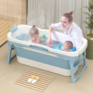 Bồn tắm gấp gọn giành cho cả gia đình dùng để tắm ngâm nước ấm ngâm thuốc tinh dầu thư giãn giải căng thẳng