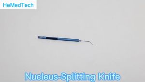 GREATLH Ophthalmic Micro Hack Core Splitter Hook Non Slip Handle Fine Nucleus Splitter Ophthalmic Eyelid Surgical Tool