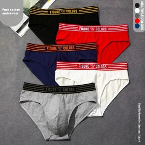 Đồ lót cotton thoáng khí thoải mái thời trang Đồ lót nam cạp trễ gợi cảm tóm tắt biển yadou