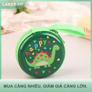 【LAKEBAO】 Đáng Yêu Khủng Long Vòng Đồng Xu Ví Dễ Thương In Ví Dây Kéo Thay Đổi Ví Cho Bé Trai Cô Gái Tai Nghe Lưu Trữ Pouch
