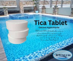 TICA NEO-CHLOR 90% High-Quality Chlorine Tablets for Swimming Pool Cleaning 1KG/5PCS