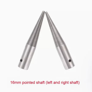 ZZSA Suitable for 1 Pair of Conical Spindle Left and Right Installation Shafts Polishing Wheel Table Grinder Parts 9N5Q1
