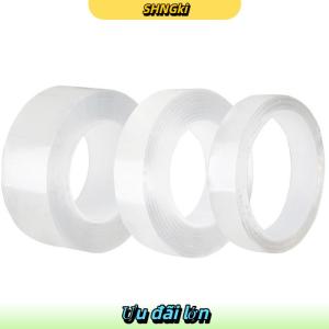 SHNGki 1 2 3 5M Nano Tape Double Sided Tape Transparent Reusable Waterproof Adhesive Tapes Cleanable Kitchen Bathroom Supplies Tapes