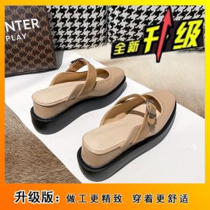 [Free Shipping] Lightweight And Stylish WomenS Mule Sandals New High-Heeled Platform Sandals With A Wedge Heel Designed To Make You Look Taller Perfect For Outdoor Wear