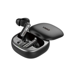 VINKO S10-NC หูฟังบลูทูธ TWS แบบอินเอียร์ รุ่น Bluetooth6.0 รองรับการหน่วงต่ำ หูฟัง True Wireles พร้อมระบบตัดเสียงรบกวน AI ไมค์ 4 ตัว ลดเสียงลมขณะออกกำลังกาย ANC + ENC เหมาะสำหรับเล่นเกม ทำงาน และออกกำลังกาย สั่งงานอัจฉริยะด้วยการแตะสัมผัส iPhone/Android