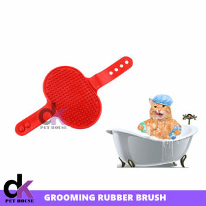 Pet Shower Rubber Brush Grooming Brush Bath Bathing Cat Dog Comb Berus Mandi Kucing Anjing