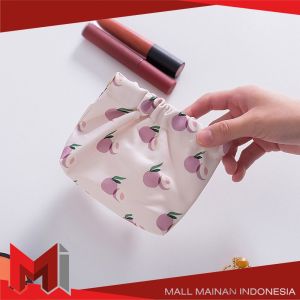 MallMainan-T57 Tas Pouch Mini Travel Motif Elegant Penyimpanan Kosmetik Pembalut Wanita Kabel Data