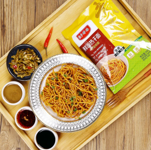[No boiling hot dry noodles] Authentic Wuhan-style hot dry noodles dormitory instant noodles dry noodles 240gx1 package
