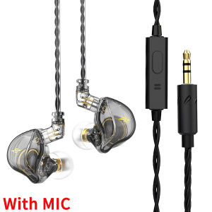 QKZ Original ZXT Monitor Level Wired Headset Detachable HIFI Stereo Sound Effect HD Noise Reduction In-ear Earplugs Sports Running Mobile Phone Computer Game Headphones