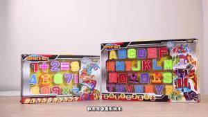 2025 Digital Combination Diamond Suit 26 Alphabet Deformation Robot Toy Childrens Early Education Puzzle Assembly Boy Gift
