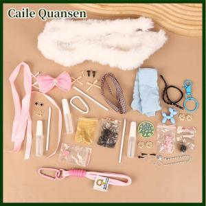 Caile Kawaii Plush Kitten Pendant Handmade Diy Material Package Girls Children Toys Cute Hanging Gift