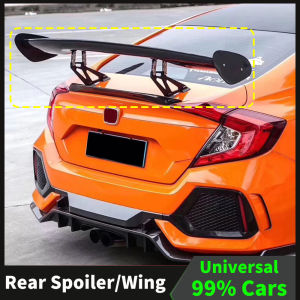 Universal GT GTR Style Rear Spoiler Wing Splitter Deflector Boot Lip For BMW Mercedes Nissan Honda Toyota VW Audi KIA Car Tuning