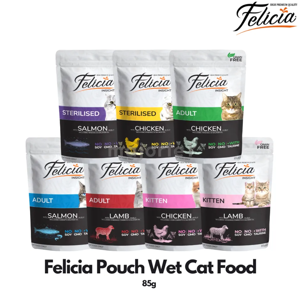 Felicia Pouch Premium Wet Cat Food 85g for Adult Cat or Kitten