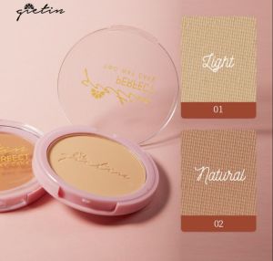 Fast market - Gietin Perfect Two Way Cake Powder Pressed Matte lightweight Oil Control GT12
