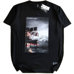 DGreen Baju Kaos Pria Distro Lengan Pendek Bahan Katun Tebal Keren Kekinian Motif Jepang