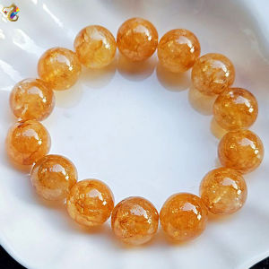 Collection Grade Dragon Golden Healer Hematoid Quartz Bracelet