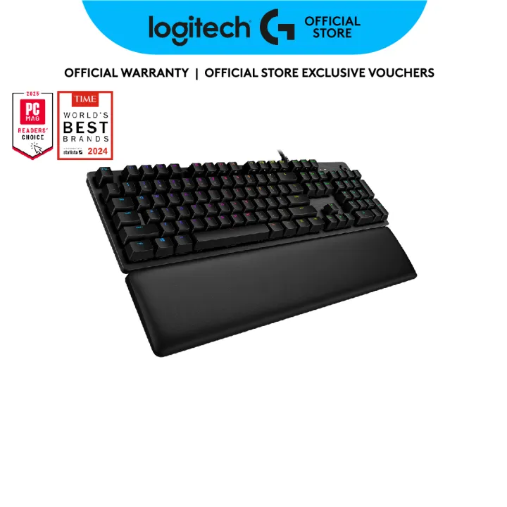 Logitech G513 CARBON LIGHTSYNC RGB Mechanical Gaming Keyboard with GX Brown switches
