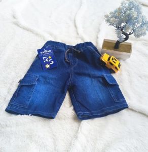 CELANA PENDEK JEANS CARGO ANAK