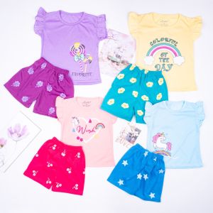 AQILA - SETELAN ANAK CEWEK / SET BAJU ANAK RUFFLE EDITION