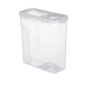 CHAOSON Plastic Cereal Storage Container Sealed Transparent  Storage Tank Multifunctional Insect Proof Rice Dispenser Bucket Home