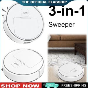 Wireless Robotic Vacuum with 1000Pa Suction Power Automatic Sweeping USB Rechargeable Smart Home Robot